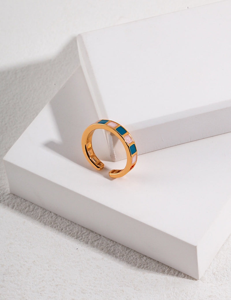 Claire Enamel Ring