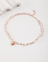 Camellia Pearl Necklace