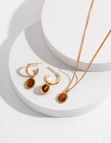 Nicole Tiger's Eye Necklace