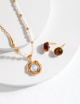 Nydia Tiger's Eye Earrings