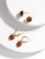 Nydia Tiger's Eye Earrings