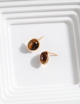 Nydia Tiger's Eye Earrings