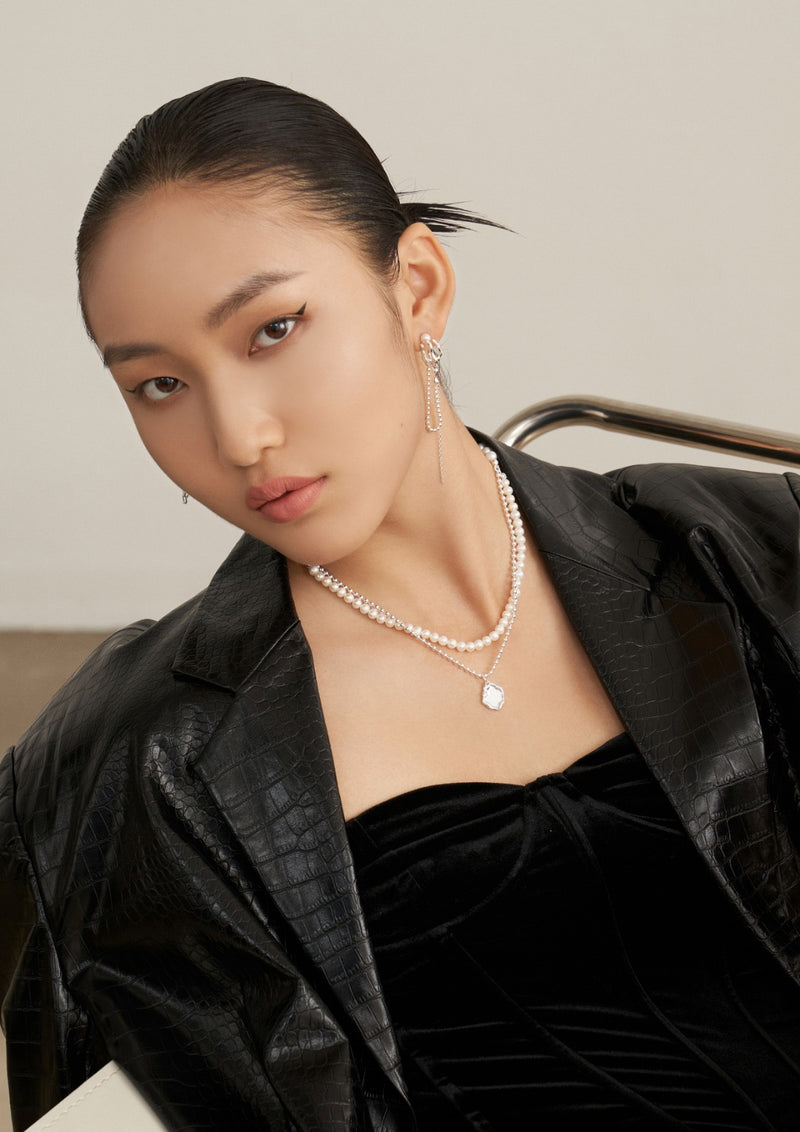 Lynn Layered Pearl Necklace