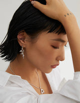 Flow Asymmetric Drop Earrings