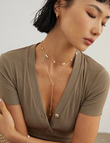 Alternating Pearl Necklace