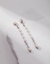 Dripping Pearl Drop Earrings