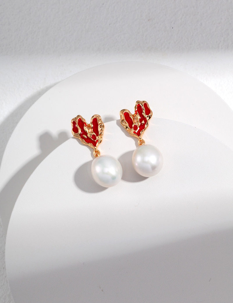 Agnes Pearl Drop Earrings