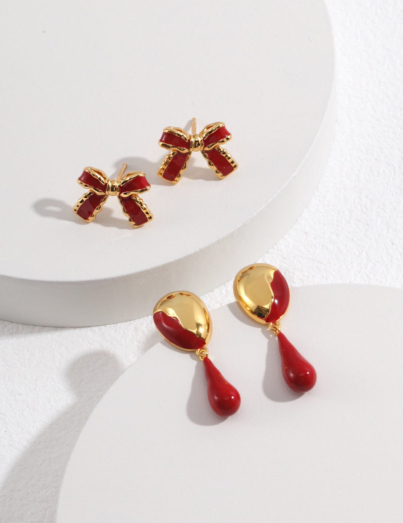 Bow Stud Earrings