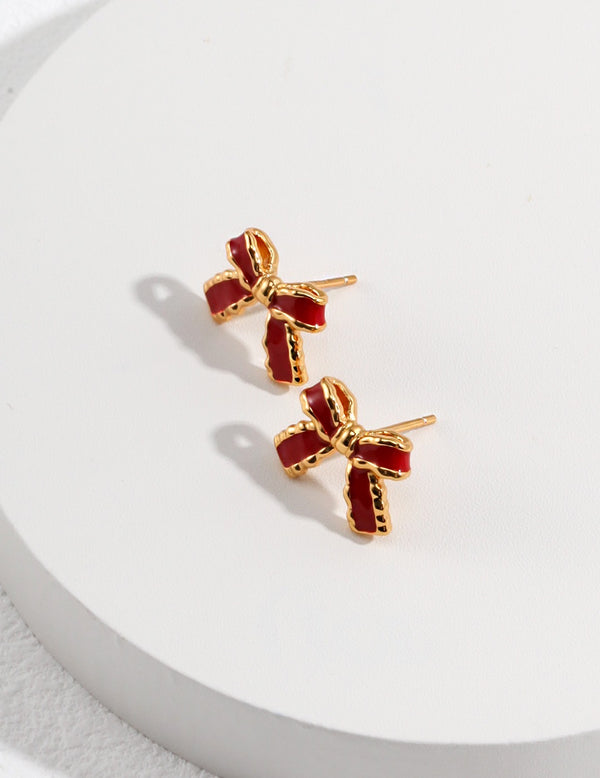 Bow Stud Earrings