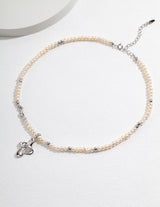 Knot Pearl Necklace