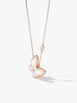 Butterfly Mother of Pearl Necklace