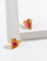 Gail Zircon Stud Earrings