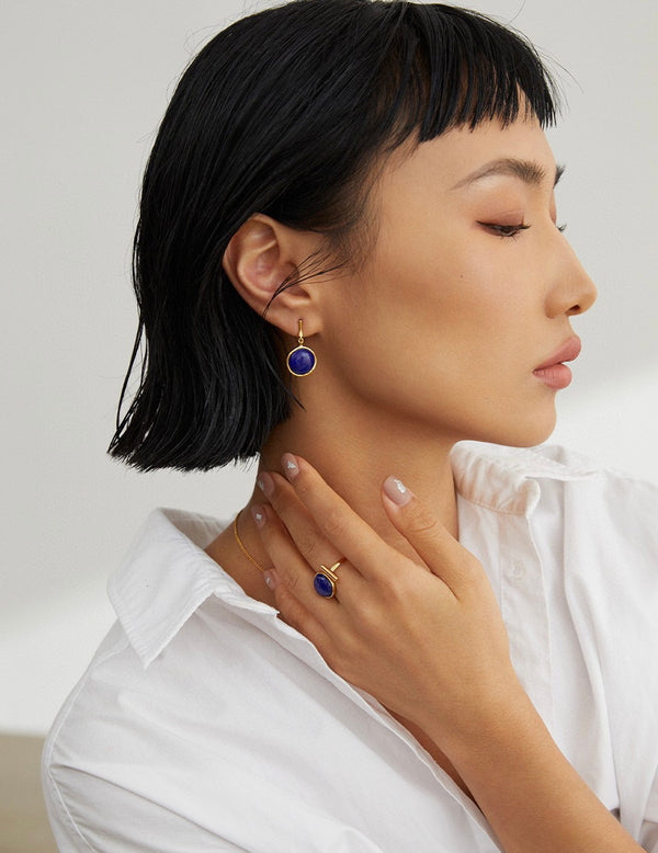 Karen Lapis Lazuli Earrings