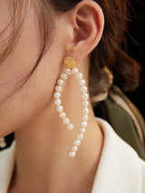 Serenity Vintage Pearl Drop Earring