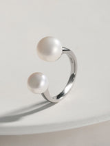 Se Croiser Double Pearls Ring