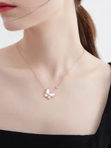 Butterfly Mother of Pearl Necklace